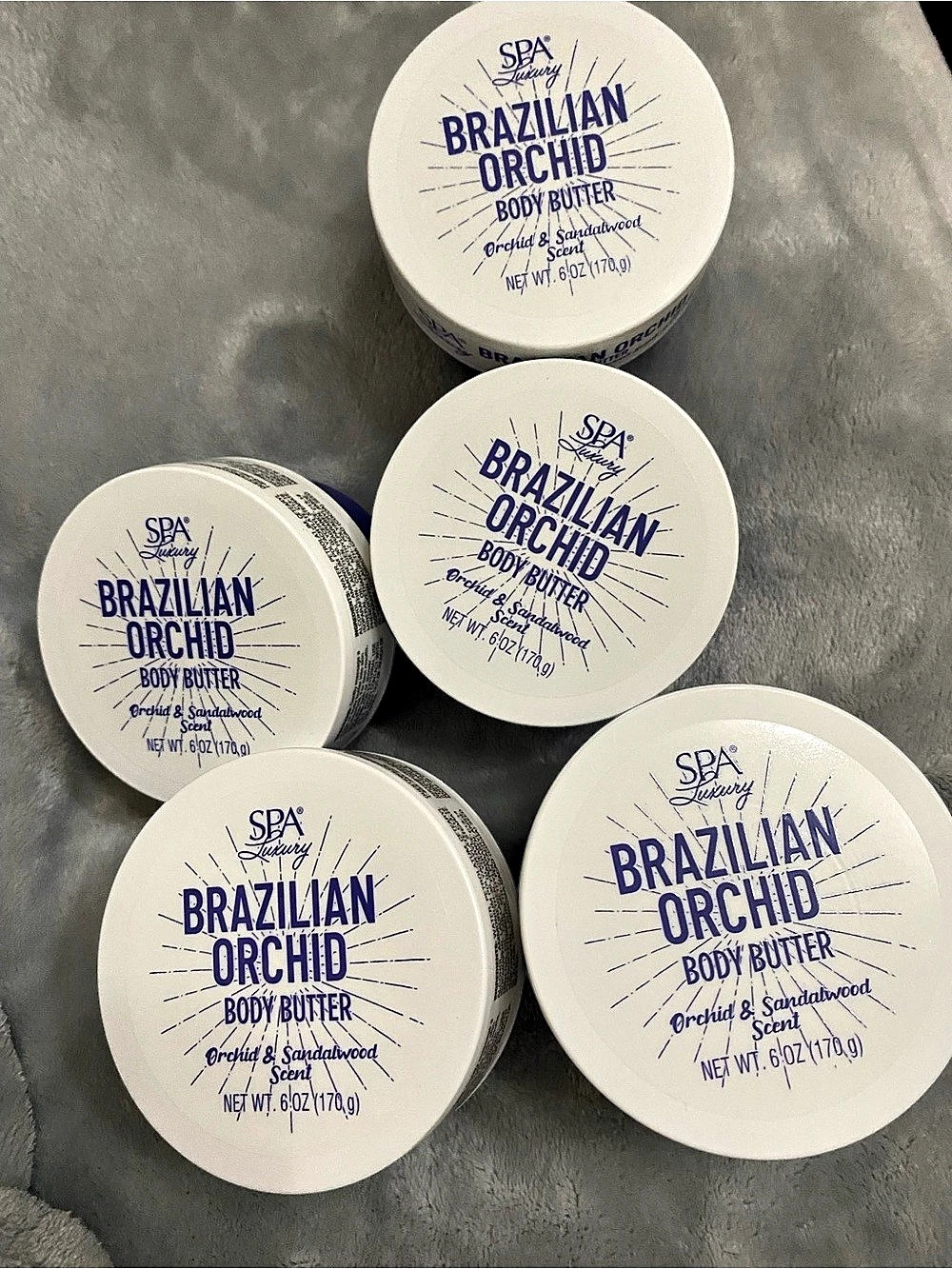 SPA Luxury Brazilian Orchid Body Butter 6 oz NWT $15 each